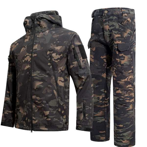 Camouflage demi-season set, jacket, trousers