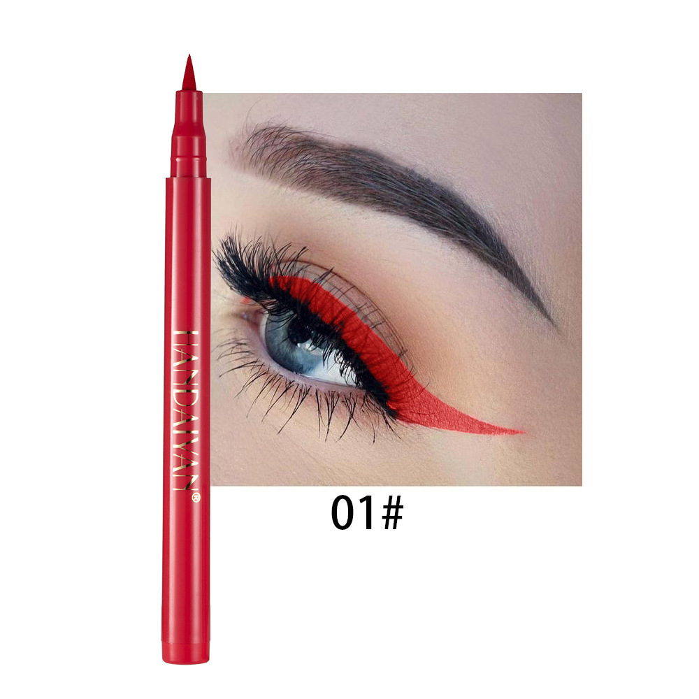 Retro Solid Color Plastic Eyeliner display picture 3