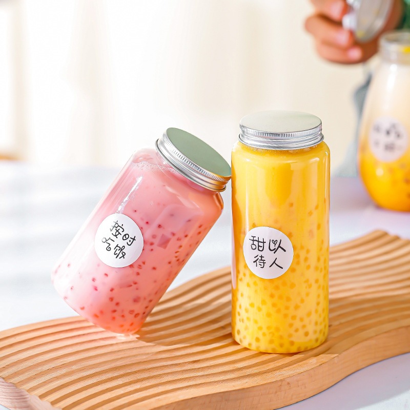 Vaso de Plástico Desechable de PET Personalizable con Logotipo para Tiendas de Bebidas y Té de Leche image 3
