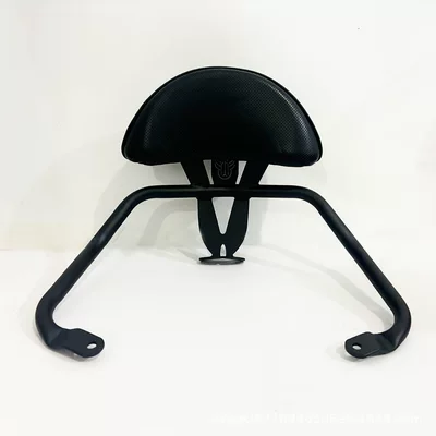 Motorcycle tail | backrest rack - vespa-gts300-black-rear-backrest