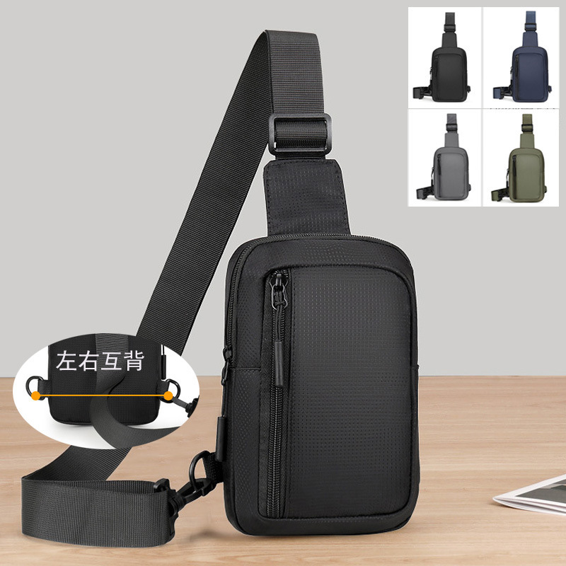 Men's Chest Bag, Crossbody Bag, Versatile and Simple, Suitable for Outdoor Sports and Leisure Travel, Small Backpack, Cross-Border Hot Item Men's Chest Bag, Crossbody Bag, Versatile and Simple, Suitable for Outdoor Sports and Leisure Travel, Small Backpack, Cross-Border Hot Item