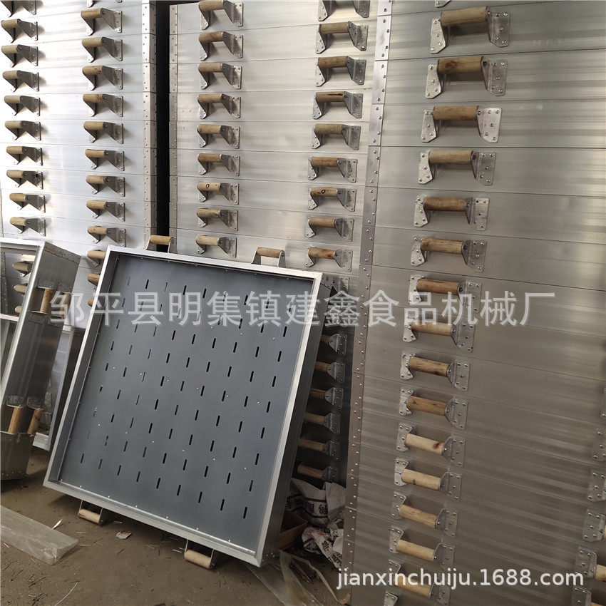 供应周口馒头大蒸笼1米方带孔笼屉铝蒸笼蒸扣肉蒸笼