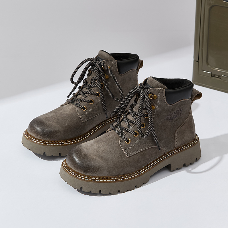 남성용 그레이 플랫 바닥