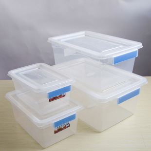 Hotel kitchen food classification storage identification crisper rectangular transparent large food box