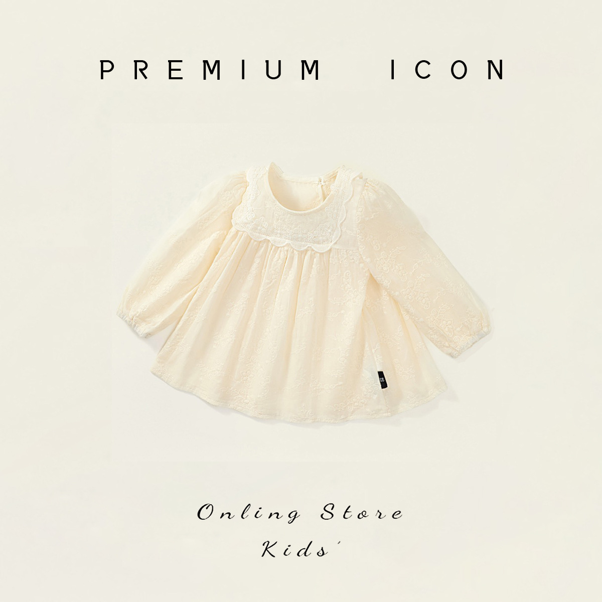 Jera ropa para niños niñas camisa de encaje 2023 otoño nuevos niños francés Jacquard muñeca camisa superior