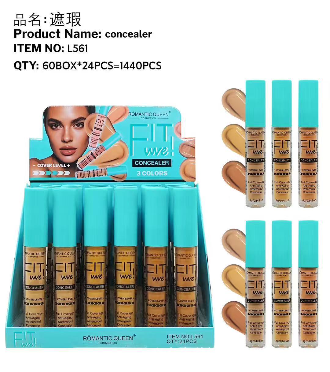 Corrector Facial Líquido Impermeable y de Larga Duración para Rostro