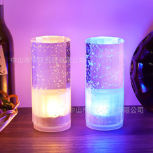 创意酒吧台灯个性化水晶小夜灯咖啡厅清吧餐桌led装饰氛围小桌灯