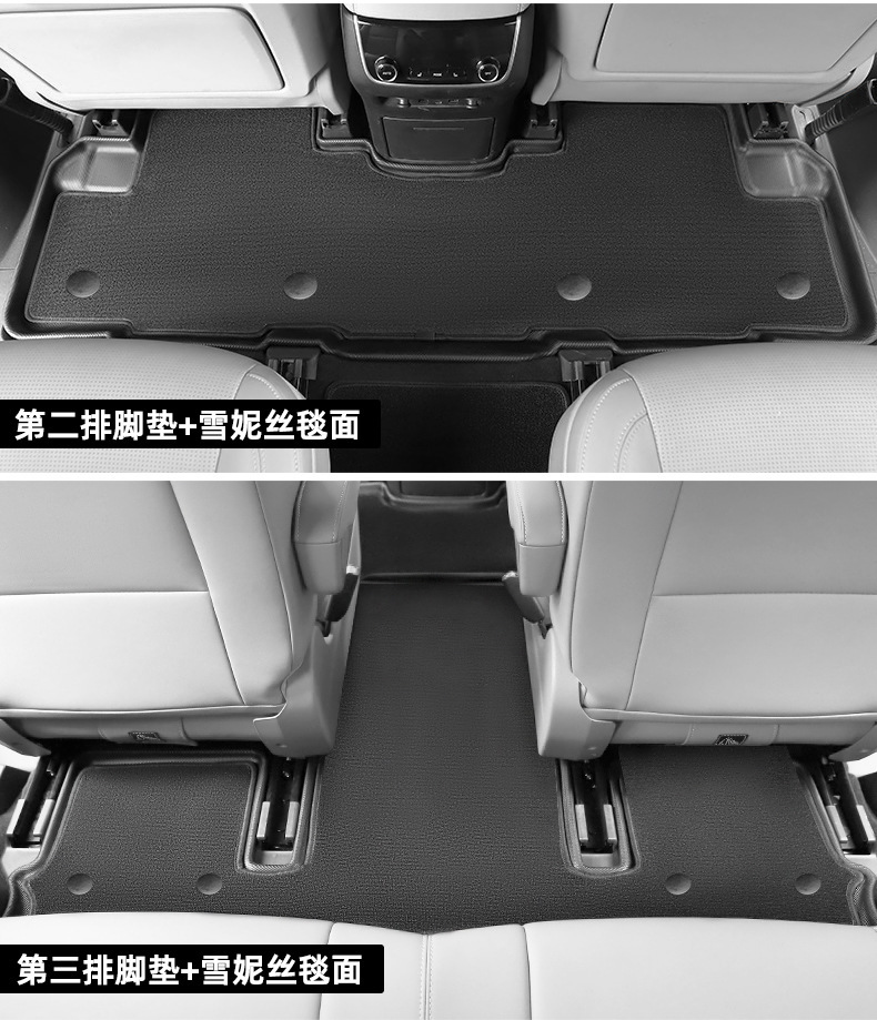 Suitable for the 26-Year-Old Dongfeng Fengxing T5 Evo Car, Tpe Eco-Friendly, Odor-Free, Carbon Fiber Pattern, Waterproof and Wear-Resistant Car Floor Mats