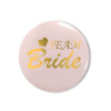 BRIDE to be bride's breast chapter Team Bride bridesmaid breast chapter German braut horsekou iron badge