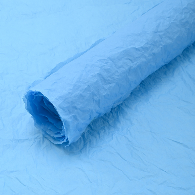 Materiales de floristería al por mayor arte floral ramo de flores materiales de embalaje papel de piedra hecho a mano papel crepé amasado a mano papel de Chennai