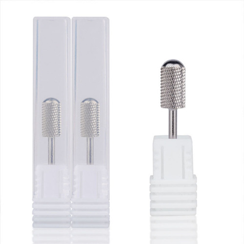 Manufacturer specializes in manicure tungsten steel grinding head polishing and nail removal single cylindrical gold and silver tungsten steel grinding head