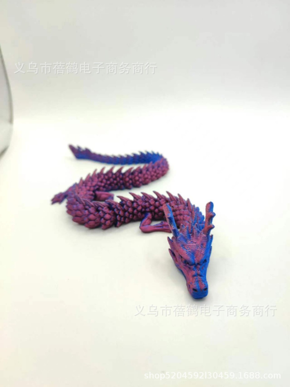 Tanque de peces paisaje decoración 3D impresión conjunta dragón chino decoración creativa conjunto dragón huevo Halloween Navidad