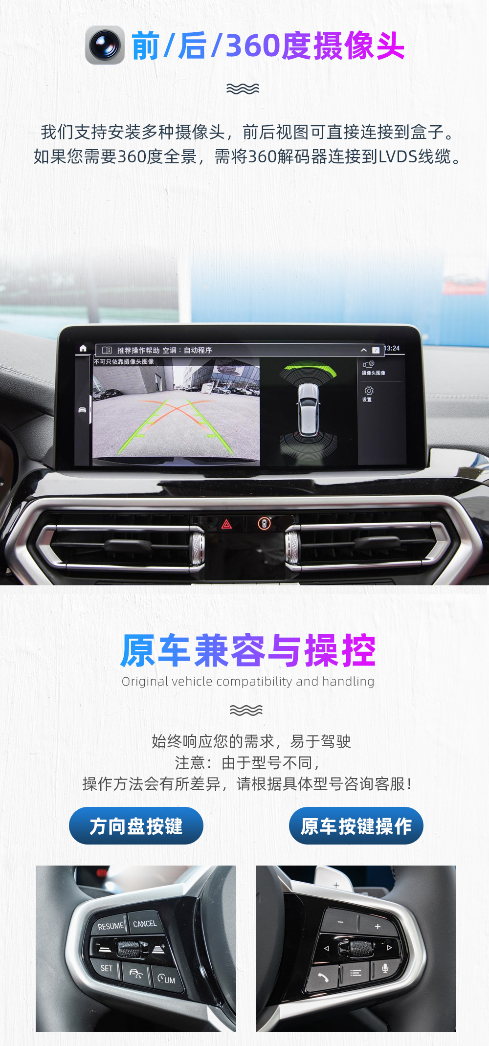 Bmw Car Decoding Box Wireless Carplay Android Auto Airplay Screen Projection Supports USB Playback