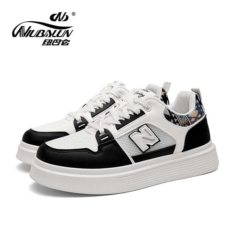 Wow, New Balance nB men's shoes are stylish and versatile, men's casual white sneakers with soft soles, breathable and trendy for students