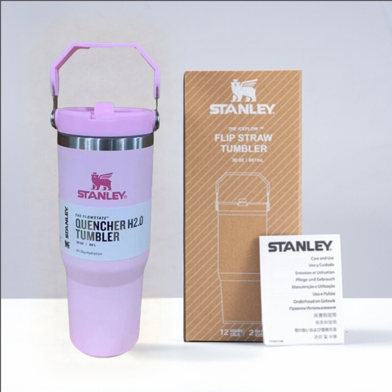 Amazon ebay 30oz スタンレー STANLEY ポータブルカップ カーカップ ステンレスハンドル蓋 ストローカップ|undefined
