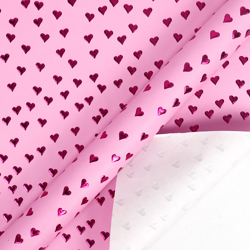 43cm3m para el comercio exterior transfronterizo papel de embalaje de regalo de San Valentín serie de amor papel artesanal al por mayor