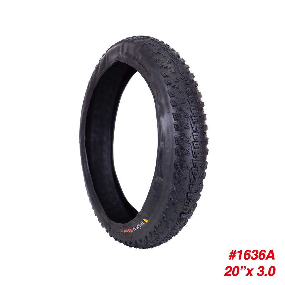 ZTTO Snow ATV Neumático 20 pulgadas 26 pulgadas 3.0/4.0 retro borde de piel marrón 60TPI neumático antideslizante y resistente al desgaste image 9