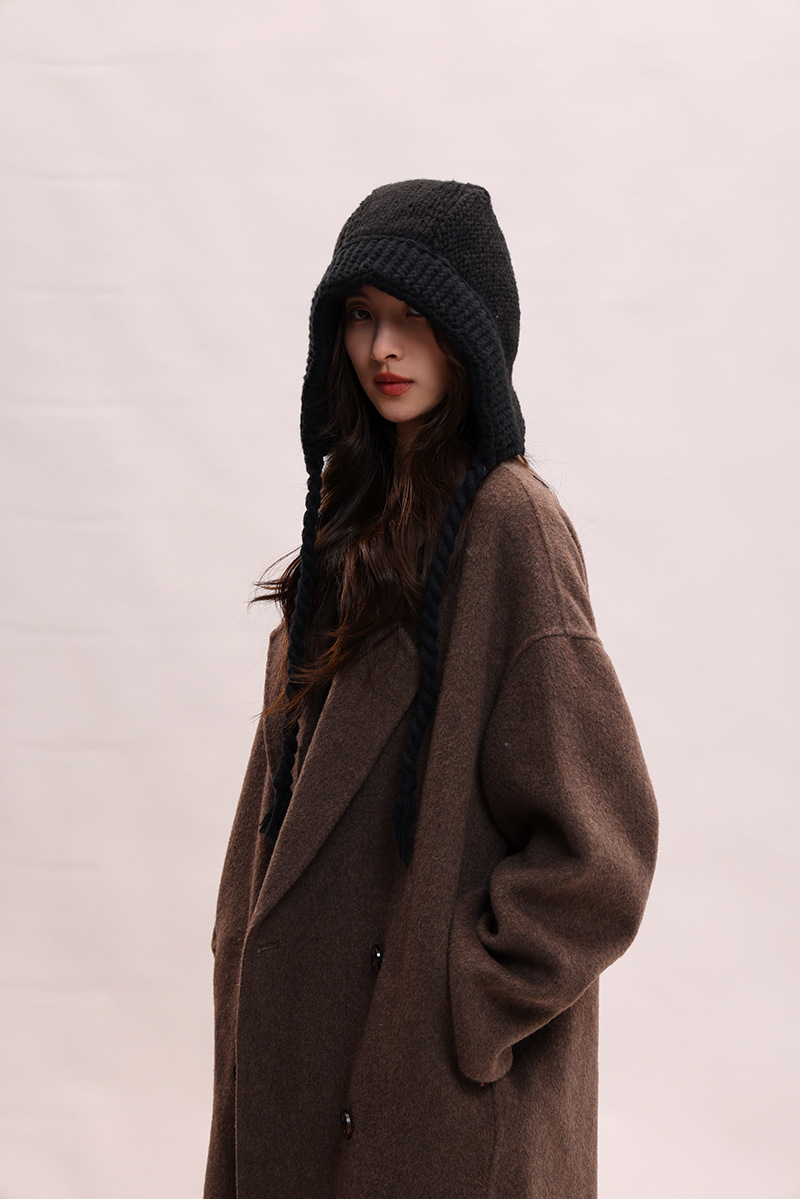 Koreanische version spitze up süße, niedlich, warm und vielseitig Rotkäppchen kinder winter gestrickte garn ohr_voghion.com