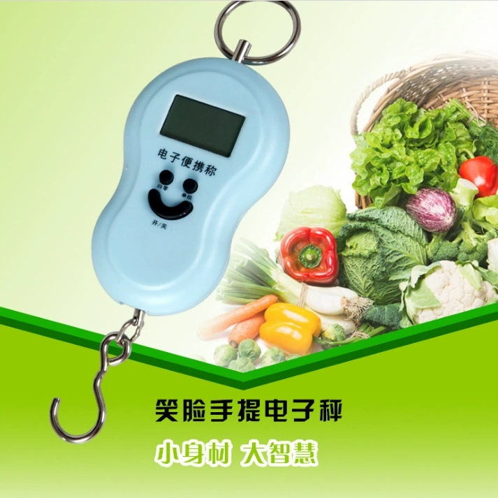 Крюк весы 50 кг с подсветкой тыквы весы портативные электронные подвесные весы китайский Экспресс пакет