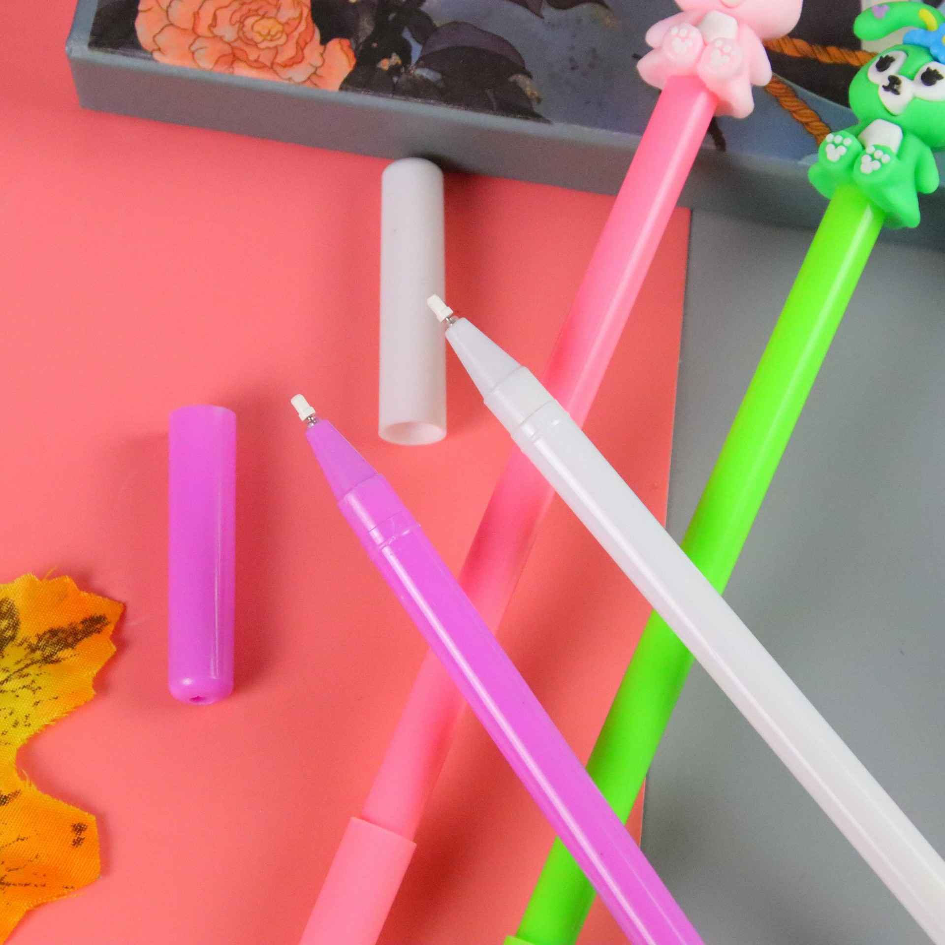 Conejo de dibujos animados pluma de gel papelería creativa estudiante Premio regalo herramienta de escritura pluma de agua pluma firma de oficina al por mayor