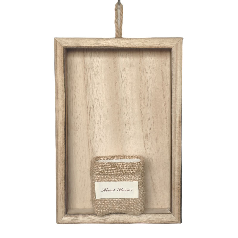 Marcos de madera nórdicos colgantes de pared creativos colgantes de pared de madera hechos a mano decoración de la pared de la sala de estar balcón pared de fondo