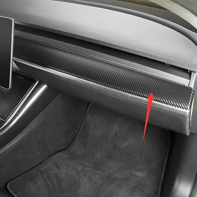 Şüşə kənarı xromları/moldingləri, Tesla model3/y instrument panel