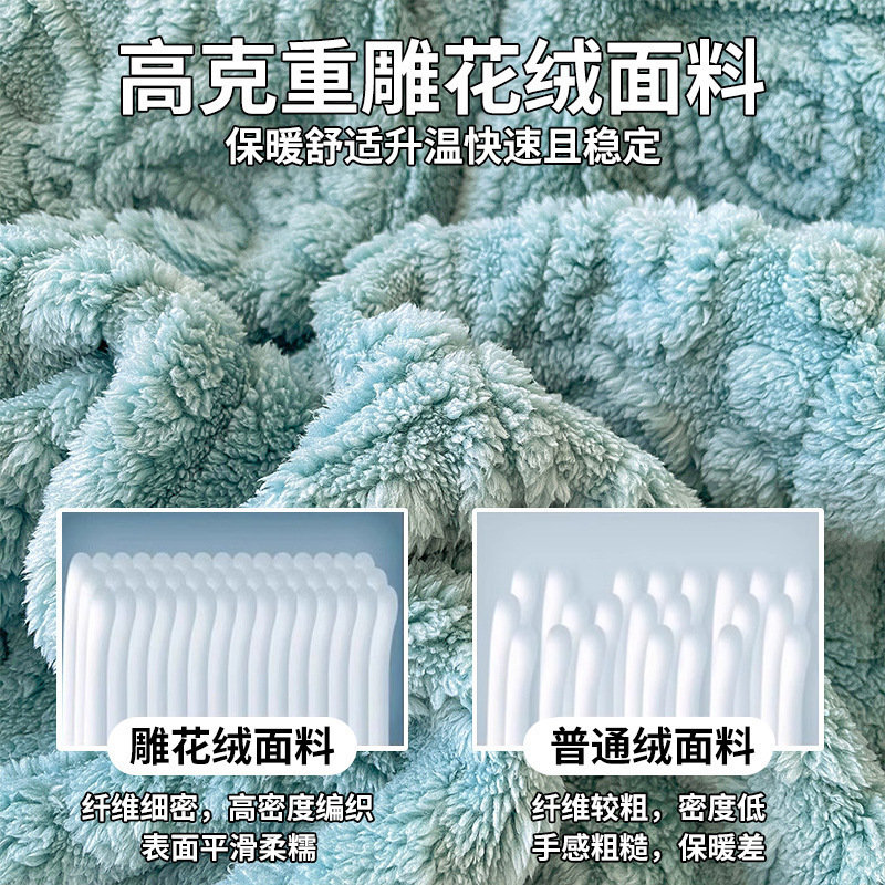 Invierno de leche gruesa manta de lana de coral sábanas de cama pequeña manta de oficina siesta manta de sofá doble