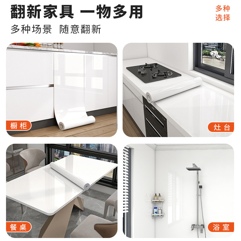 厚みのある高光沢塗装大理石ステッカー自己粘着キャビネットストーブ壁ステッカー防水性と耐摩耗性の家の装飾の改修|undefined
