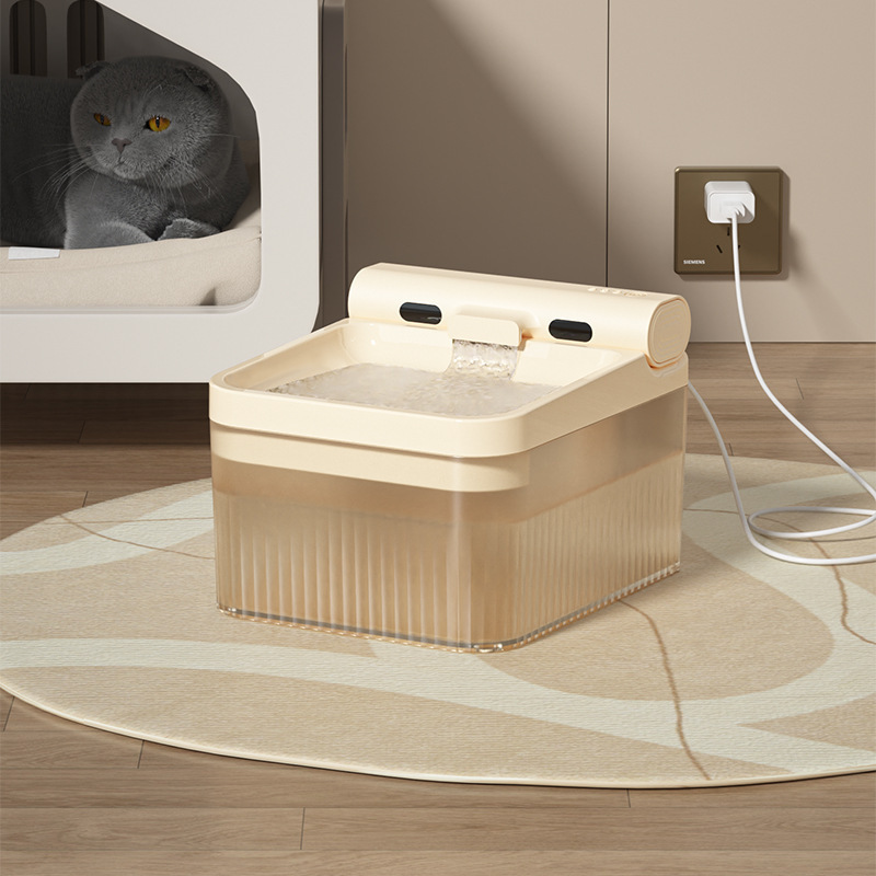 Máquina automática de agua inteligente para gatos alimentador de agua para mascotas circulación automática de agua viva para perros agua potable móvil para mascotas