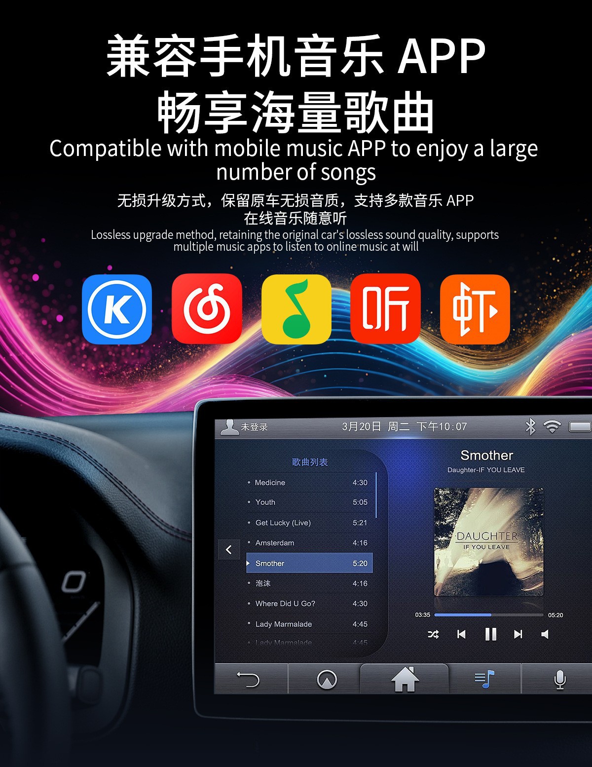 Cross-Border Hot-Selling Wired-To-Wireless Carplay Box Android Autocarplay Module Smart Two-In-One