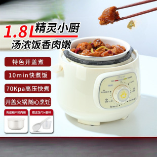 Daily Use Pot Mini Electric Pressure Cooker Small 1-2 People L Pressure Cooker Household Rice Cooker Pressure Cooker Multi-Function Rice Cooker