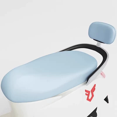 Motorcycle cushion Cover, Universal for All Seasons, Rainproof - blue-backrest-cover-small