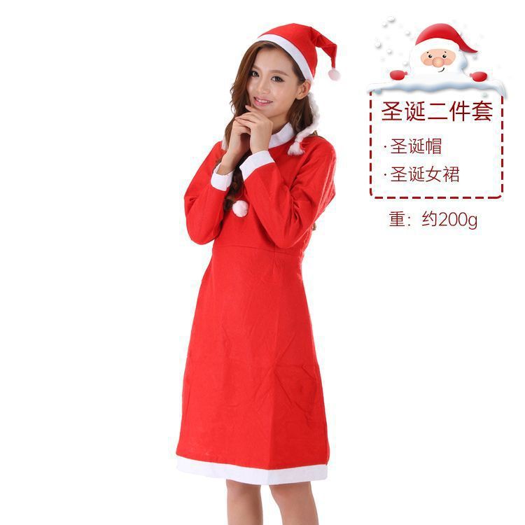 Ropa de Navidad Ropa de Navidad no tejida Ropa de Navidad Ropa de hombre de Navidad Ropa de vestir de Papá Noel Traje de Navidad Ropa de hombre y mujer