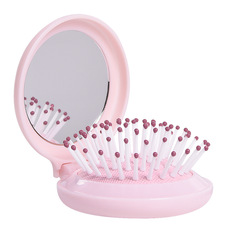 Wanfei hair salon cute comb mirror comb plastic air bag comb portable massage folding comb small air cushion comb portable
