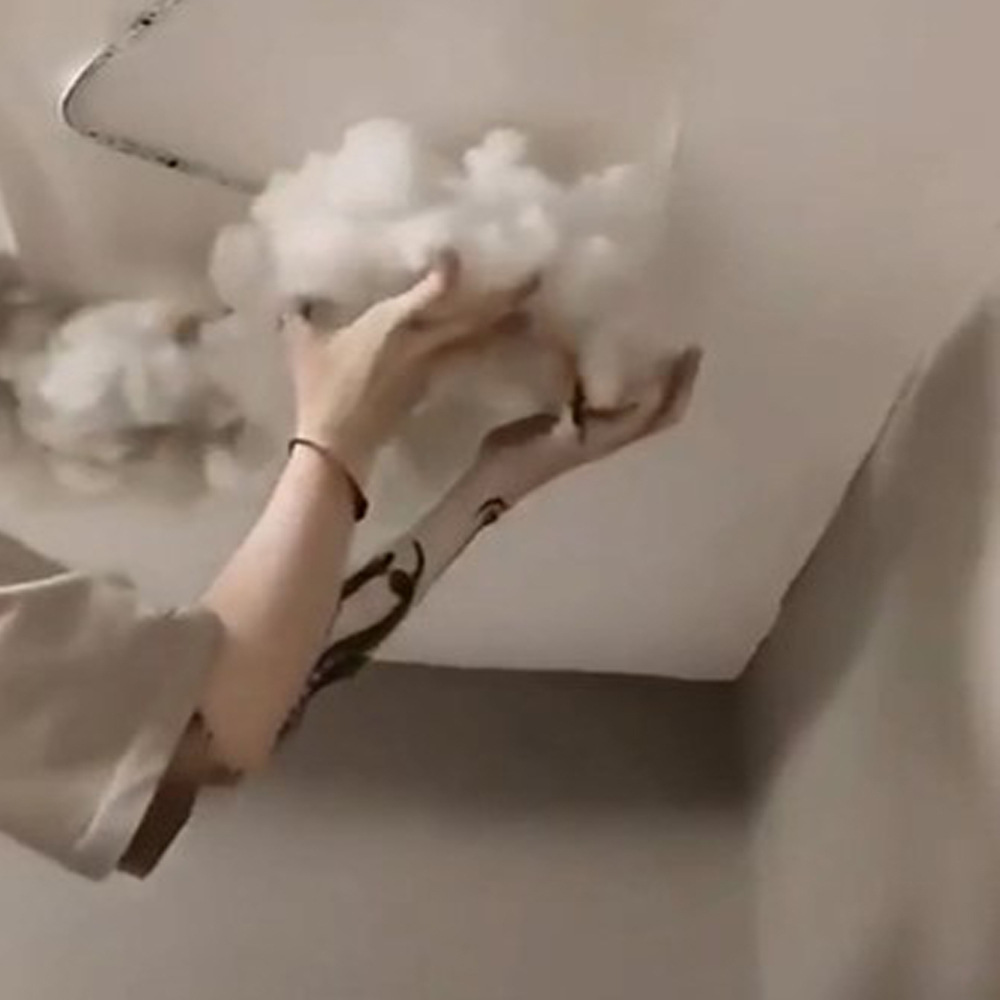 Luz de nube de luz transfronteriza dormitorio LED luz de nube de relámpago guión matar algodón DIY atmósfera de luz de color