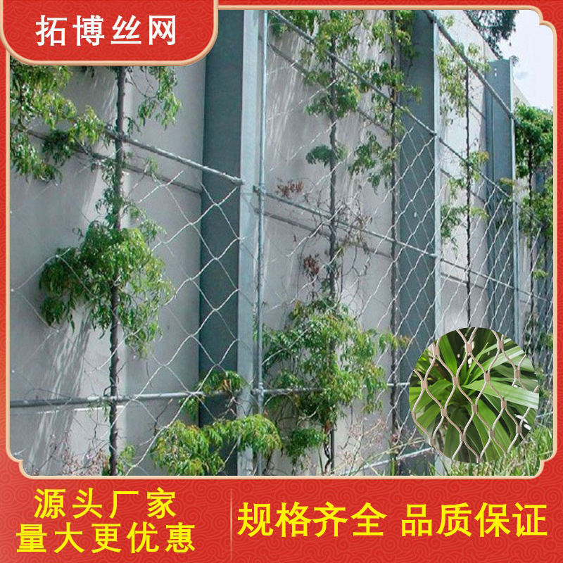 装饰钢丝绳卡扣网不锈钢绳防坠网庭院不锈钢植物攀爬网铁丝网