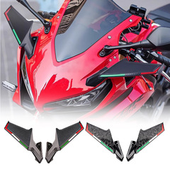 ホンダcbr650r cbr300r cbr400r cbr500r改造定風翼バックミラー風刀