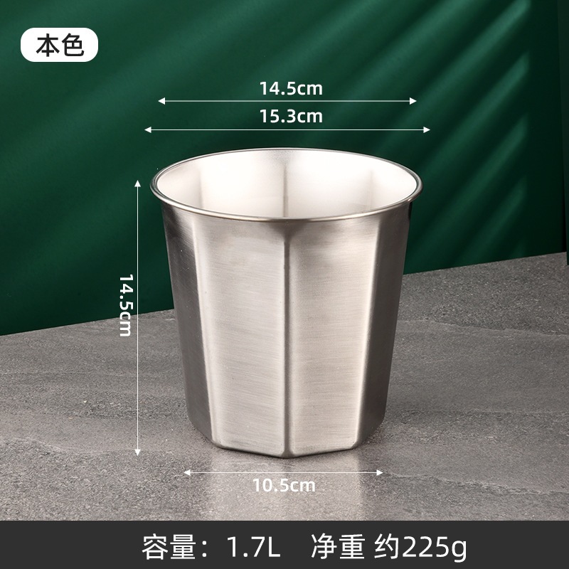 Nuevo 304 barril de hielo de acero inoxidable mini barril red rojo mini barril pequeño barril KTV snack barril de patatas fritas