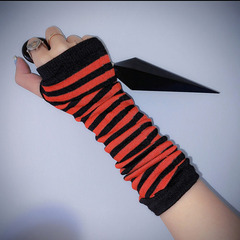 Cross-border hot selling striped sleeves Ninja sheaths cosplay sleeves girls new clothing anti-fouling sleeves