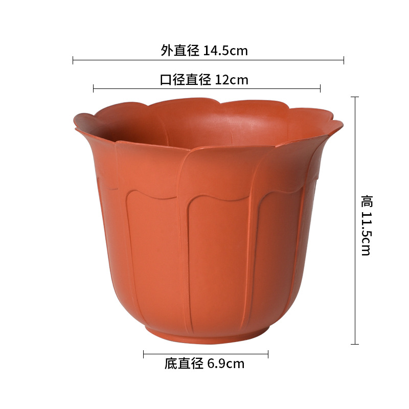 Maceta de Plástico para Plantas Resistente Engrosada para Balcón e Interior