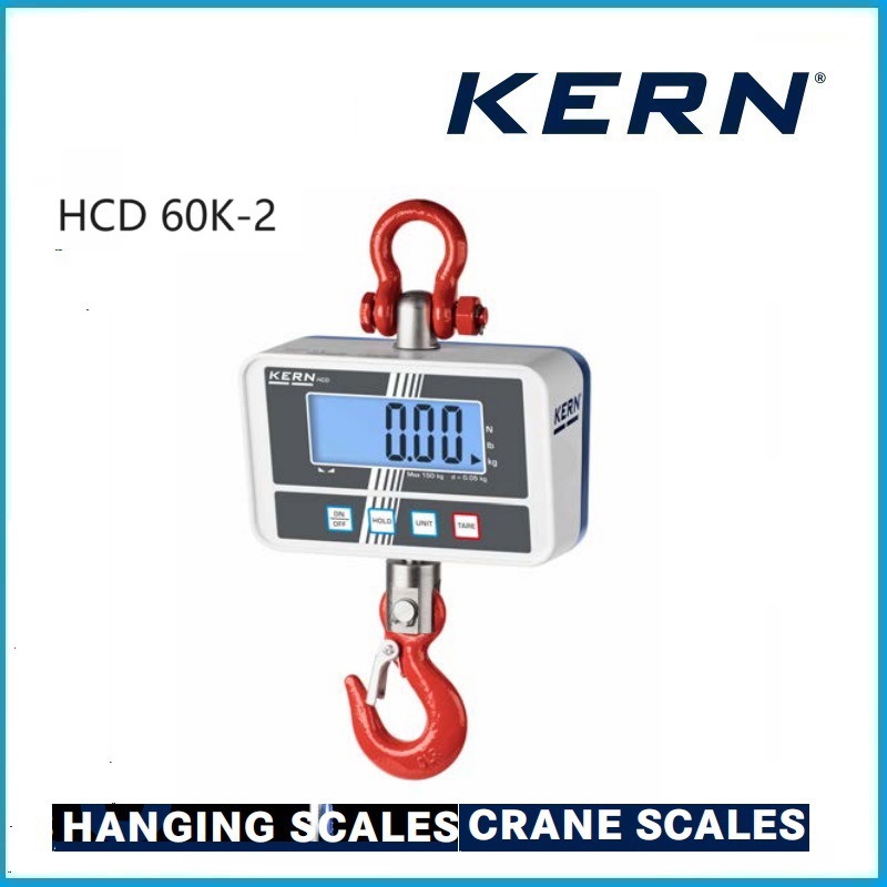60kg 高分辨率起重机秤 HCD 60K-2 KERN品牌