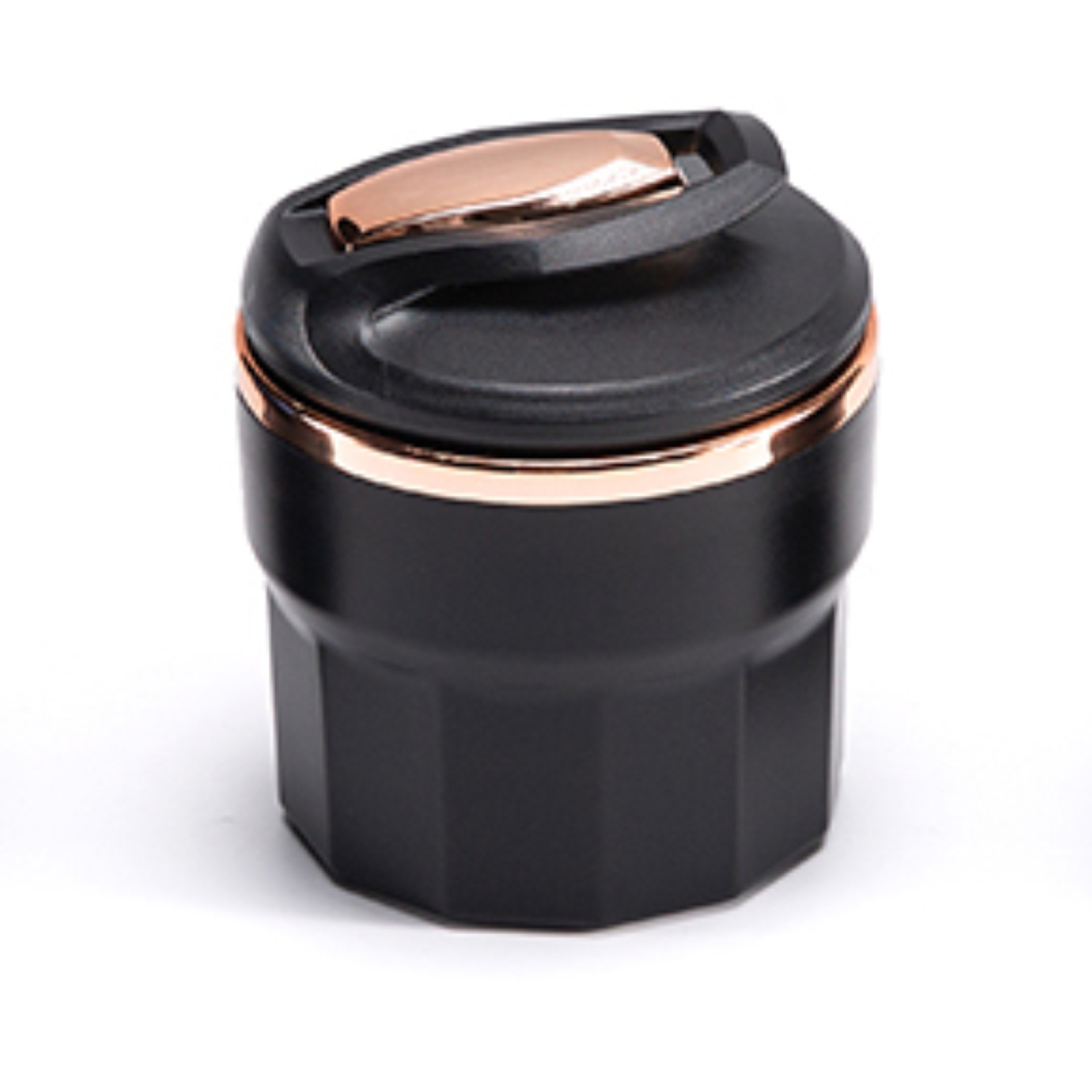 Car Ashtray with Pop-Up Lid and Led Light, Trendy Car Ashtray, Household Ashtray, Car Supplies Trash Can