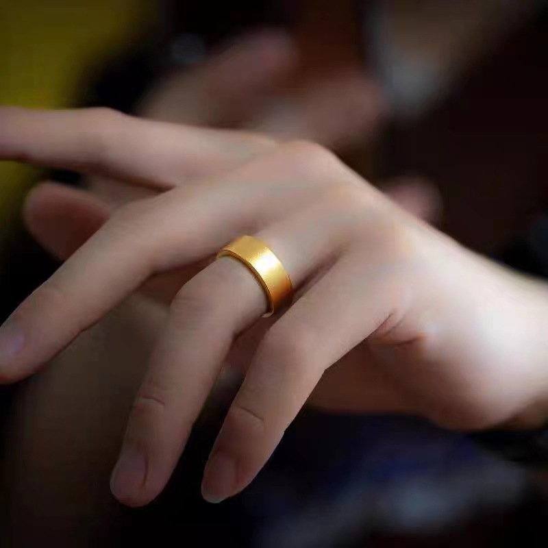 Matte classic ring for men and women