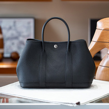 欧美复古手工蜡线Ntogo头层牛皮花园包真皮托特包女大容量手提包