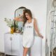 European and American Cross-border Amazon AliExpress Cross-border Women's Solid Color Crewneck I-shaped Vest Casual Loose dress