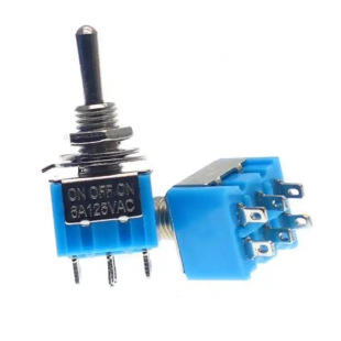 Button toggle switch MTS-102/103/202/203 3 feet 6 feet 2 Gear 3 gear waterproof cap