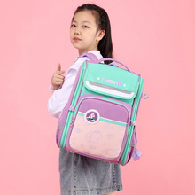 小学生太空书包二三年级减负护脊大容量背包印花时尚儿童双肩包女