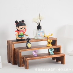 クロスボーダー木製シンプルな収納ラックデザートケーキディスプレイラック家庭用はしごアロマセラピー化粧品収納ブラケット