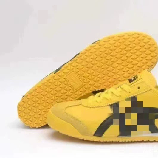 Putian Onitsuka Tiger Tiger первый слой коже Mexi66 мужские и женские кеды низкого верха дышащие, легкие, прочные и износостойкие