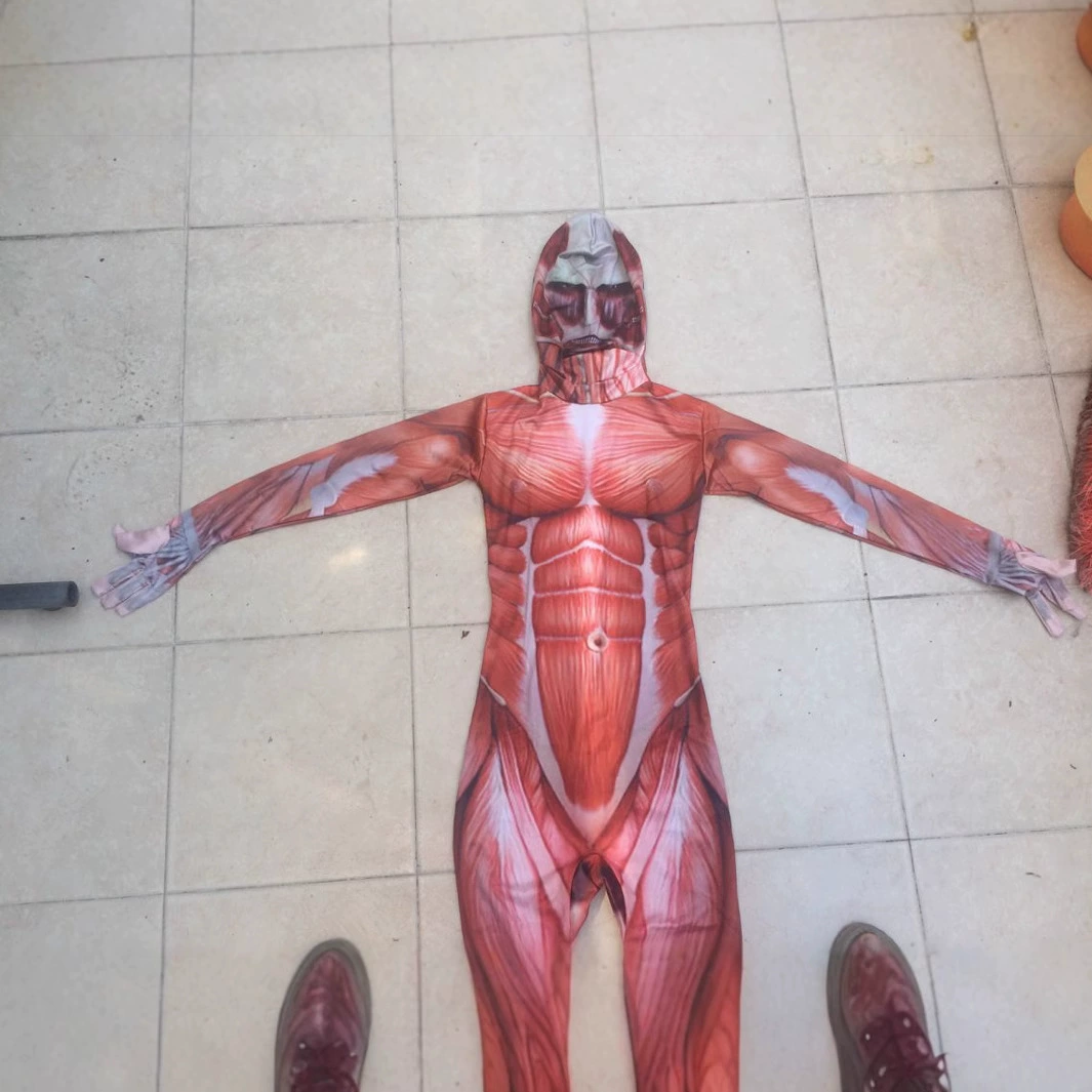 Атака на Гигантов, мышцы одежды, текстиль 3D печати, милая коллекция Хэллоуина 3D Printing Clothing
